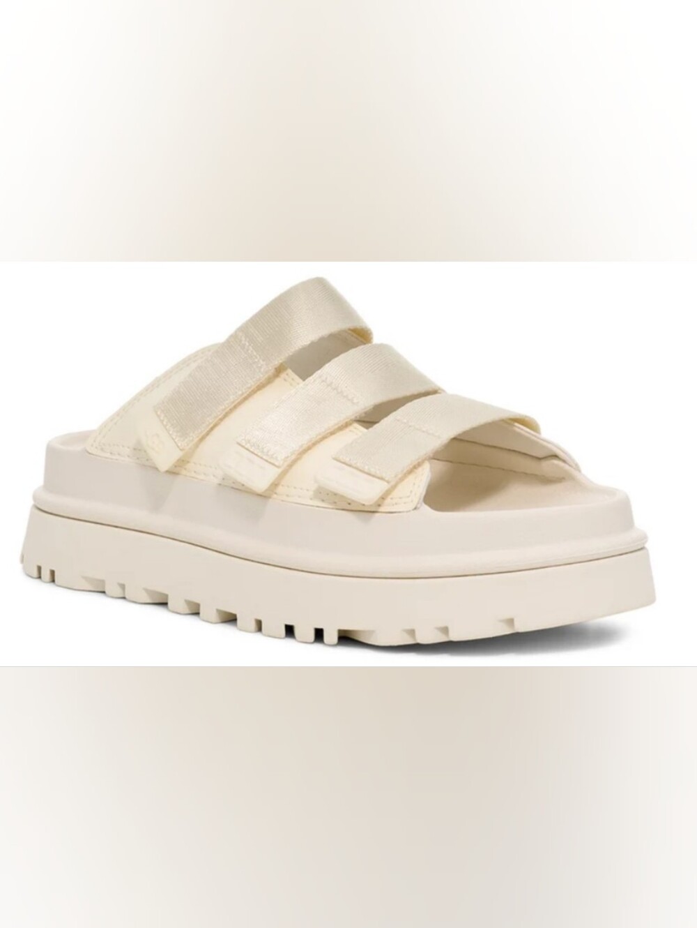 UGG® GoldenGlow Platform Slides Size 10 Used Exc